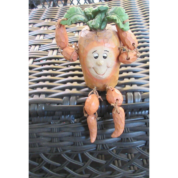 Unbranded Design Vintage Anthropomorphic Vegetable Fruit Shelf